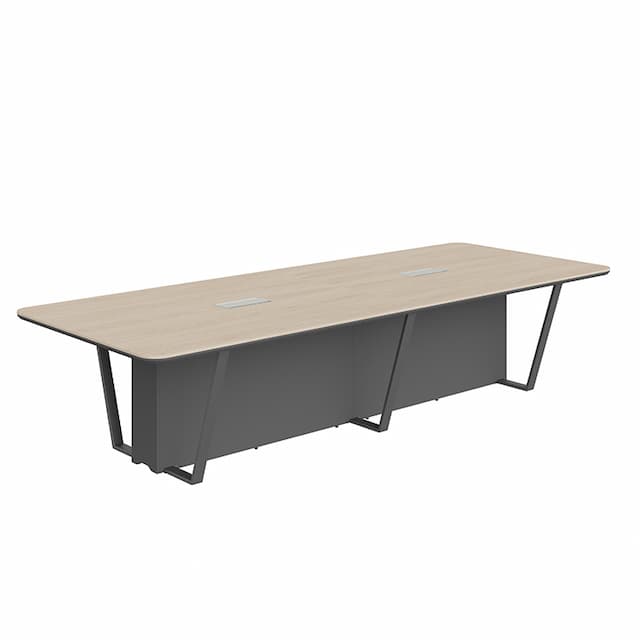 Стол для заседаний Skyland СФ-571734.1 дуб светлый/черный графит 3460х1340х754 LINE