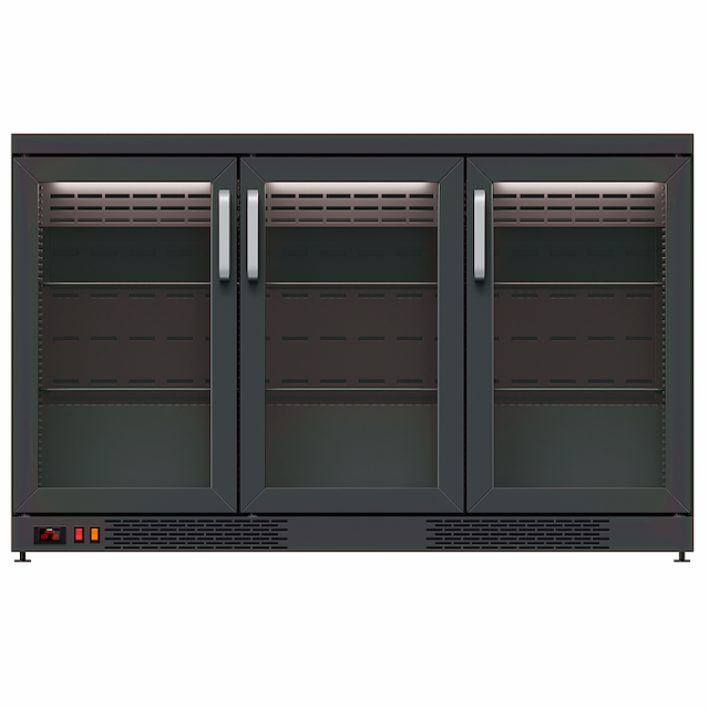 Шкаф холодильный барный со стеклом POLAIR TD103-BAR (F1216)