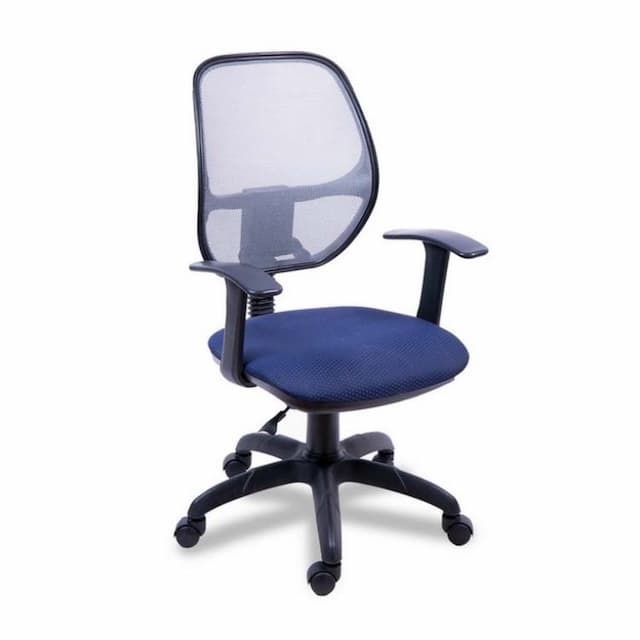 Кресло компьютерное Мирэй Марс new Т ПК (синий), ткань цветная серия В