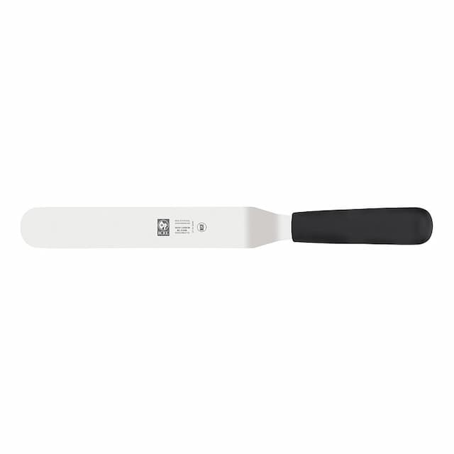 Лопатка ICEL Offset spatula 54100.6006000.300 изогнутая, 300 мм, черная ручка