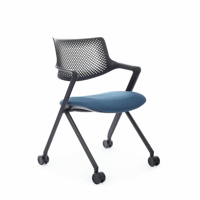 Кресло RV DESIGN Dream-F (D2202-2) черный / синий