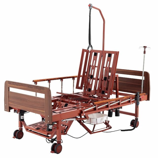 Кровать электрическая MED-MOS YG-3 (ЛДСП коричневый)