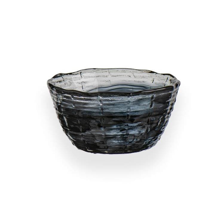 Соусник ARDACAM Sea urchin ARD 5313.43 d 8,5 см h 4,5 см (стекло, цвет / декор бело-черный)