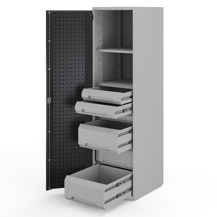 Шкаф металлический однодверный Kobor Expert MC/1-50/60 2S.33B