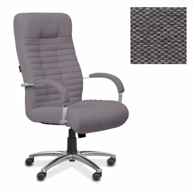 Кресло руководителя Юнитекс Атлант X3 ткань Bahama серая