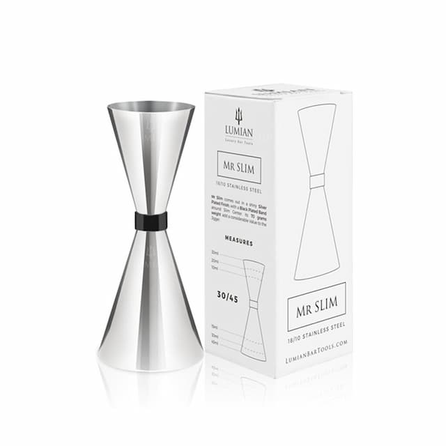 Джиггер 30/45 мл Mr.Slim черный рубин хром нерж. Lumian, арт. 3020672