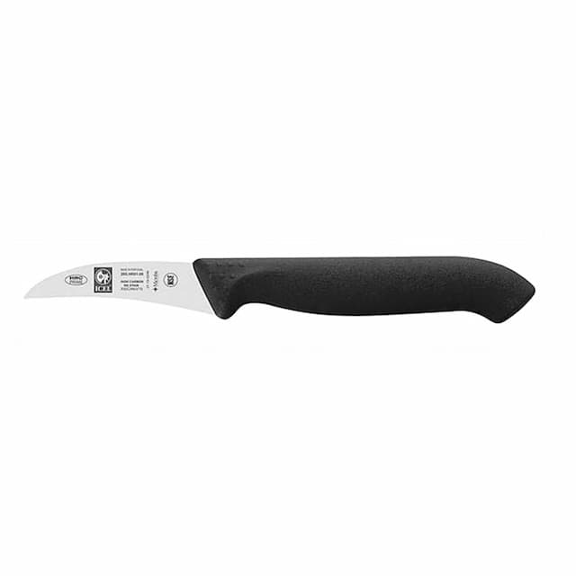 Нож для чистки овощей 6см, изогнутый, черный HORECA PRIME 28100.HR01000.060