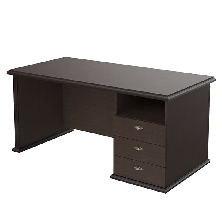 Стол руководителя однотумбовый Skyland RDT 168.A(R) венге магия 1600х800х750 RAUT