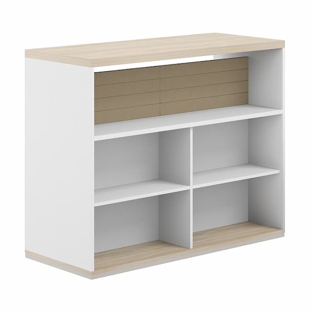 Стеллаж-комбо 1238 двухсторонний Norden Allegro AG.254.201.654.BG с топом и экраном тканевым низким