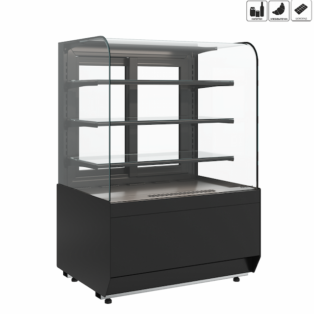 Витрина холодильная Carboma KR70 VM 0,9-1 LIGHT (9005)﻿