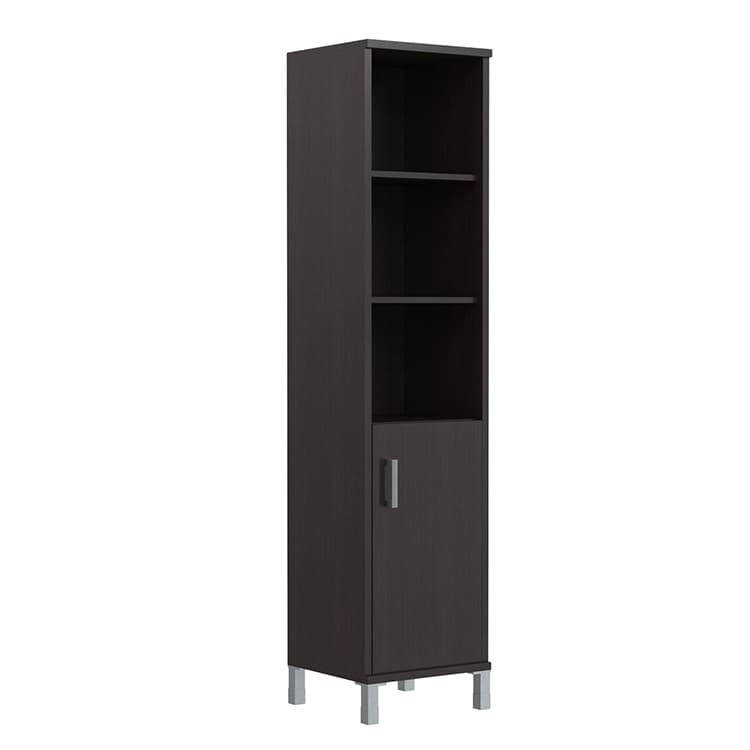 Шкаф-колонка высокая с глухой малой дверью Skyland B 431.2(R) венге магия 475х450х2054 BORN