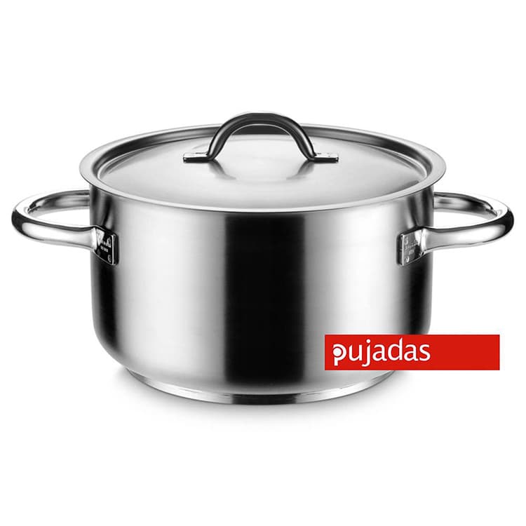 Кастрюля 12,7 л, 30х18 см с крышкой нерж. 18/10 Pujadas, арт. 85100050
