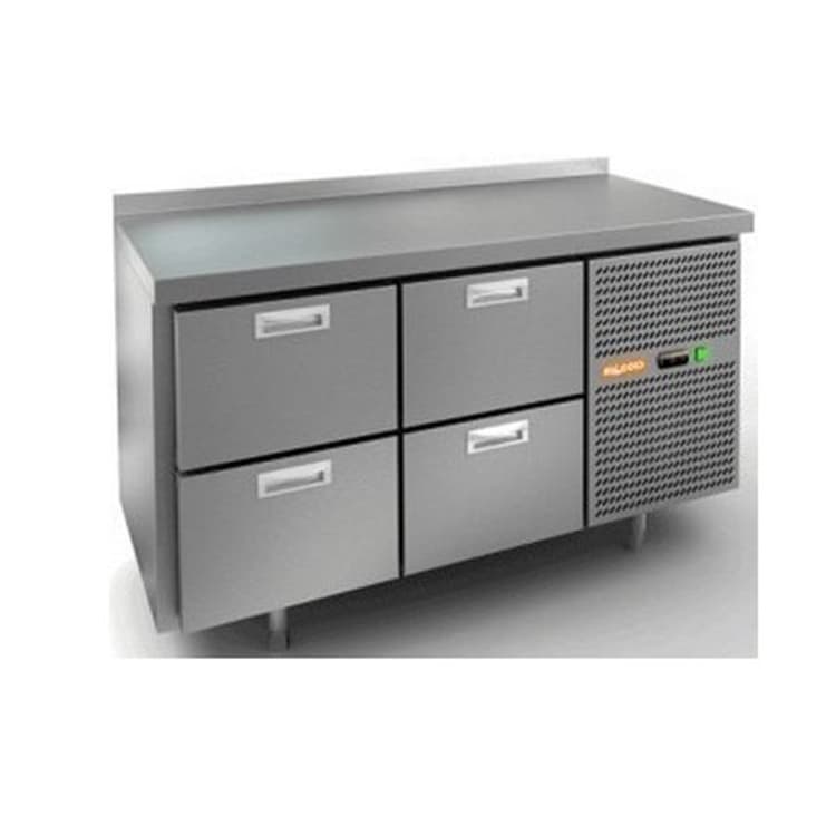 Стол холодильный Hicold GN 22/TN (камень) 