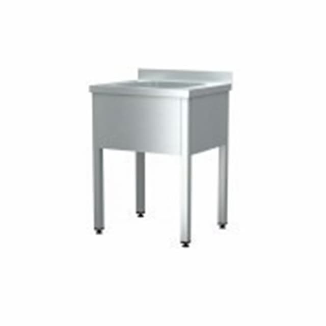 Цельнотянутая моечная ванна Cryspi ВМН Ш 1 (L=800, S=600, H=850, G=250)