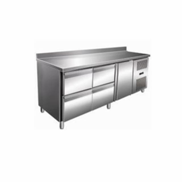 Стол с охлаждаемым шкафом Cooleq GN3240TN бортик 4 ящика+1 дверь