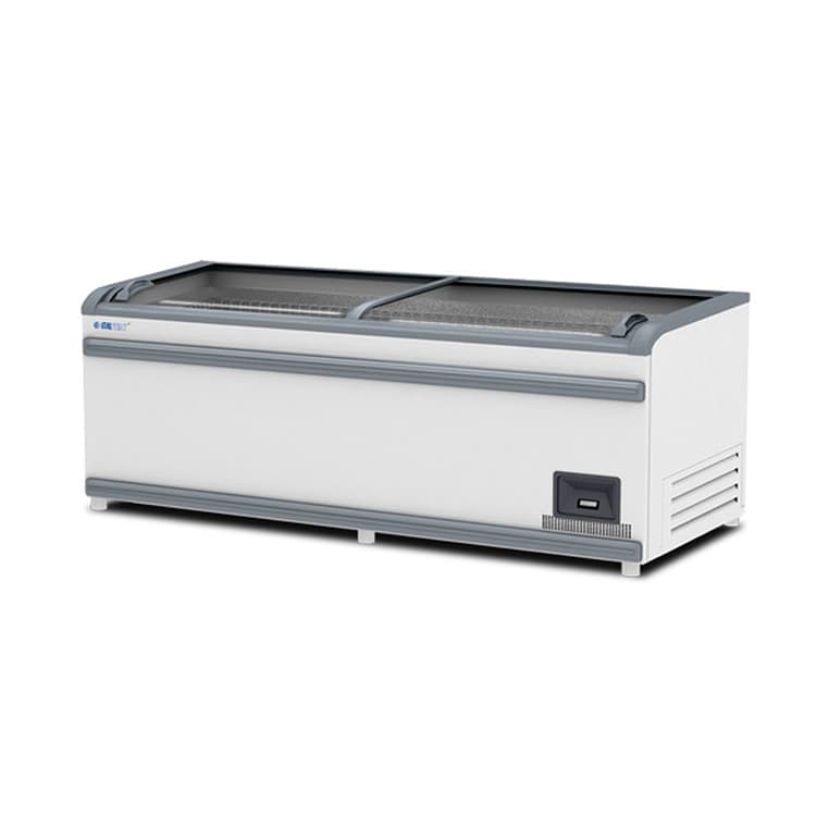 Ларь-витрина низкотемпературная Italfrost  ЛВН 1850 (ЛБ М 1850) СП, ВерхНижСер бампер, RAL 9016