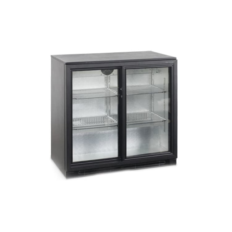 Шкаф холодильный со стеклом TEFCOLD BA25S барный черный
