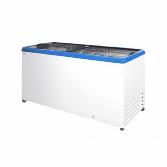 Морозильный ларь с прямым стеклом Italfrost ЛВН 600 П (СF 600 F) (синий)