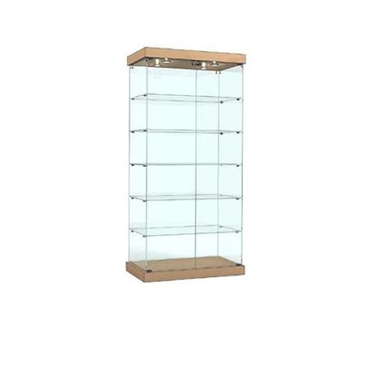 Торговая витрина Cryspi LB V (L 900V) бук