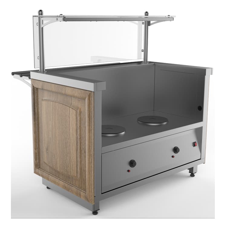 Мармит первых блюд длиной 805 мм нейтральный под электросупницы линии раздачи Capital Челябторгтехника RMN11A Capital