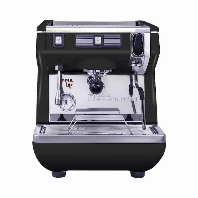 Кофемашина-полуавтомат NUOVA SIMONELLI APPIA LIFE 1GR S 220V BLACK+HIGH GROUPS