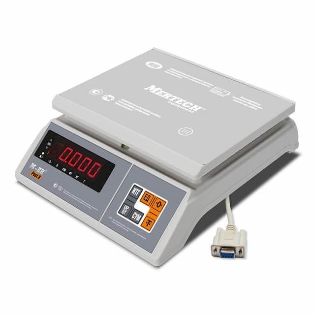 Фасовочные настольные весы MERTECH M-ER 326 AFU-15.1 "Post II" LED RS-232