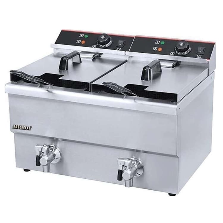 Фритюрница Airhot EF8T+8T с краном