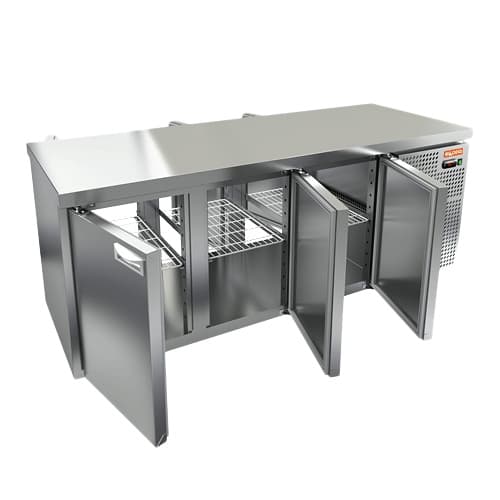 Стол охлаждаемый со сквозными дверями Hicold GNT 111/HT