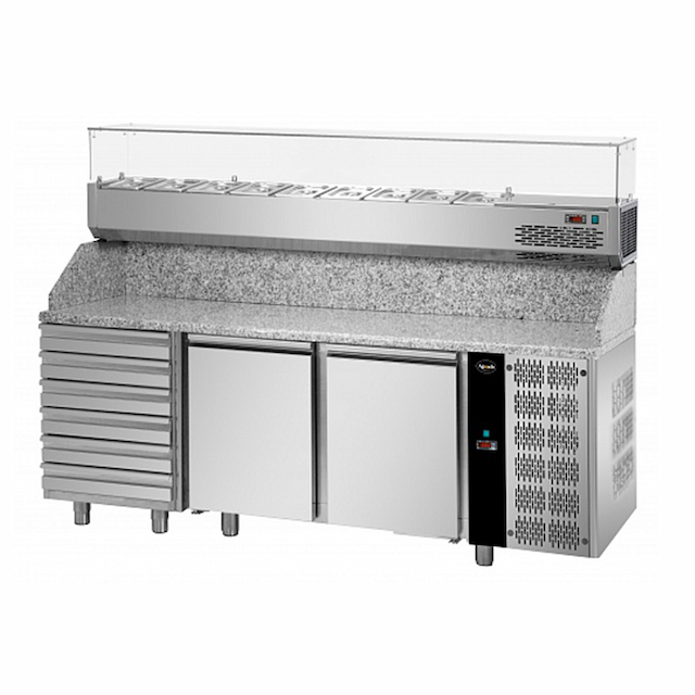 Стол для пиццы Apach APZ03D6+VR4 200 VD