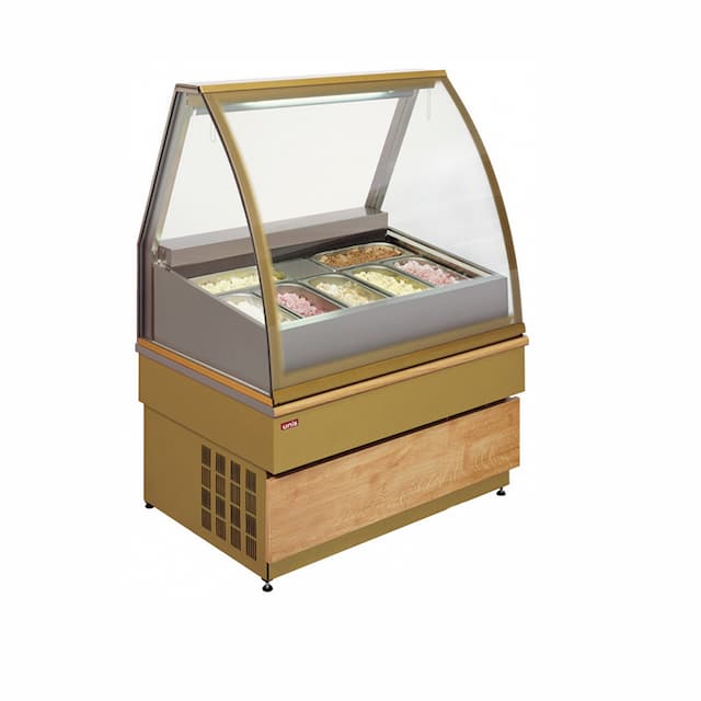 Витрина для мороженого Unis Georgia III 1000 gold